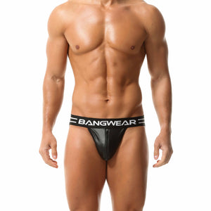 Locker Perforated Jockstrap- Black