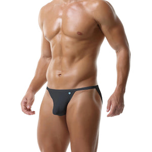 Pleasure Tanga Bikini-Charcoal