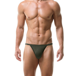 Salient Stripe Muscle Brief- Green